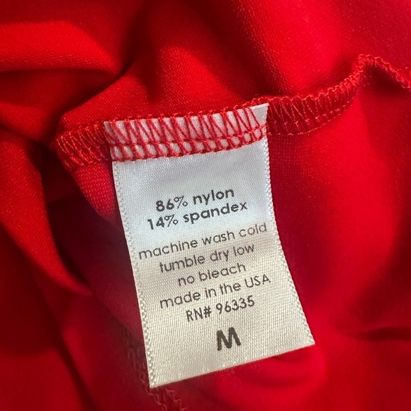 Susana Monaco Women’s Red Cut-Out Shoulder Dress, Size M - Long Sleeve - Picture 14 of 14